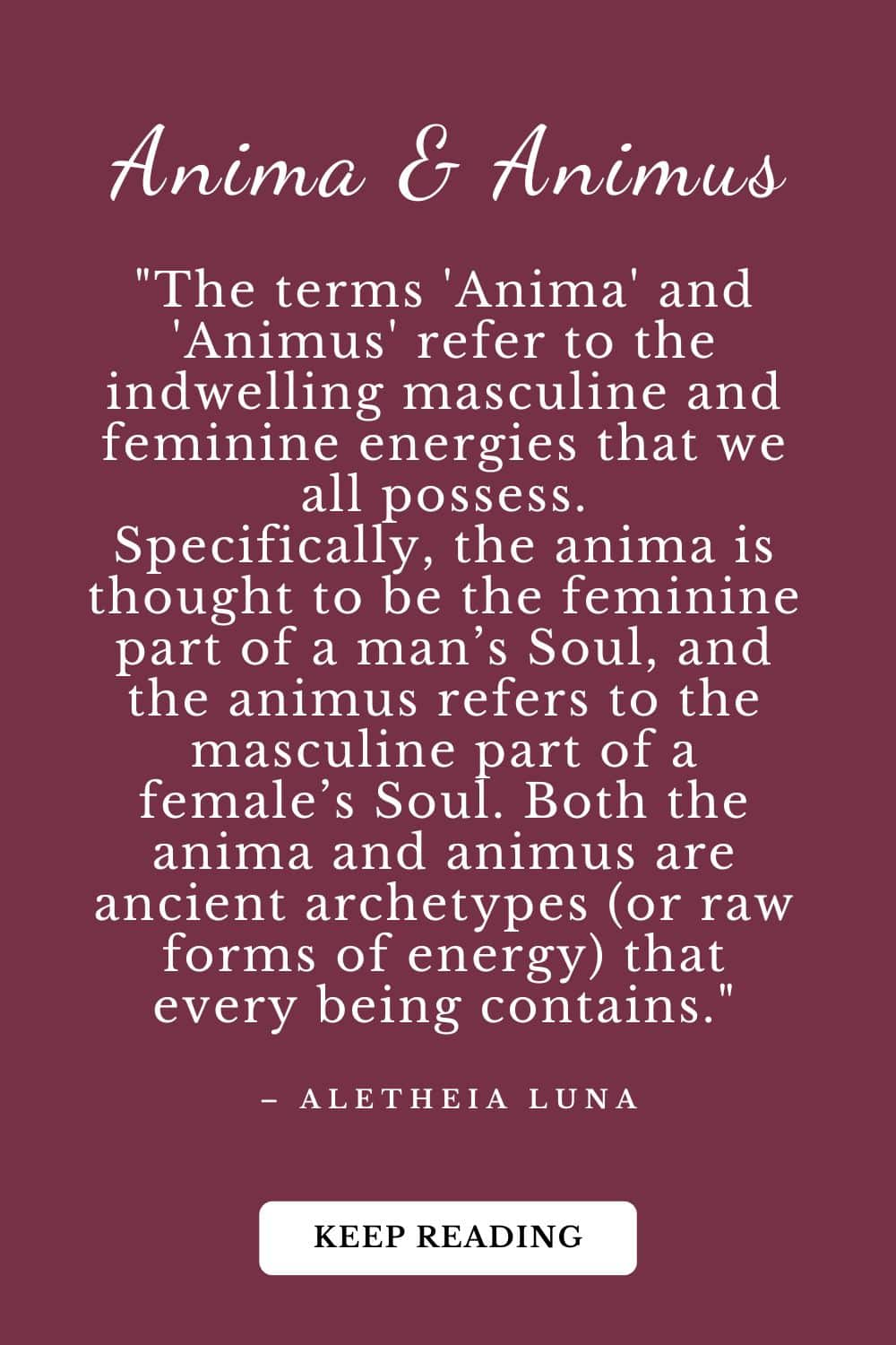 Anima and Animus: How to Balance Divine Feminine/Masculine