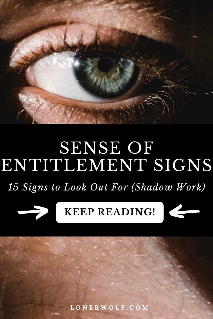 15 Signs You Have a Sense of Entitlement Shadow