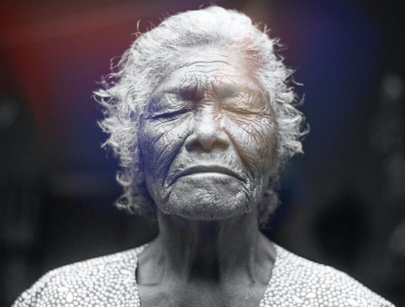 Image of an old mature soul