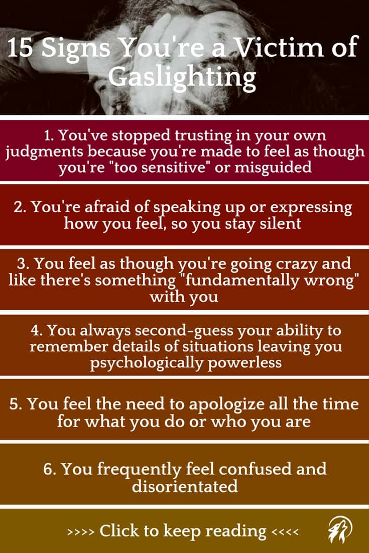 You’re Not Going Crazy: 15 Signs You’re a Victim of Gaslighting