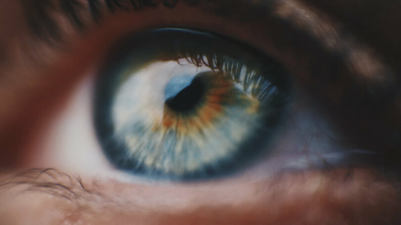 Image of a person's eye that is symbolic of soul retrieval