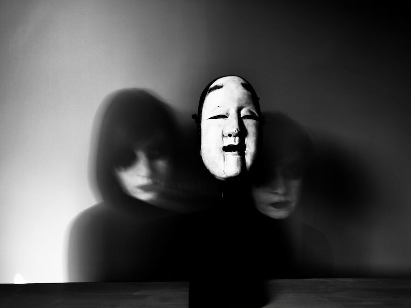 Image of a person practicing the fourth pillar of soul work: shadow work