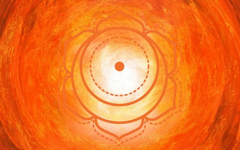 Sacral chakra healing image