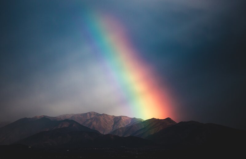 Image of a rainbow