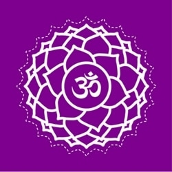 Sahasrara crown chakra healing image