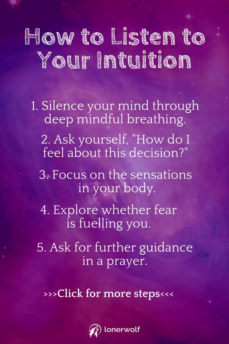 Listen To Your Intuition Quotes