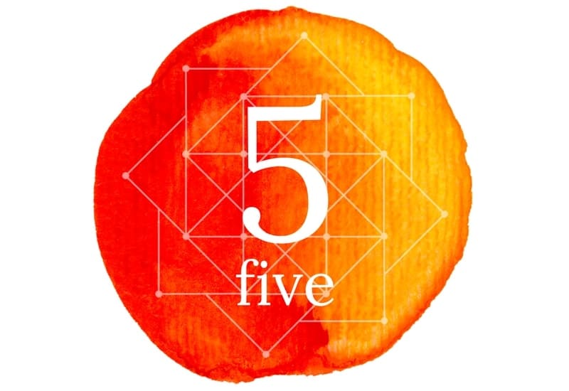 Five - meaning of numbers image