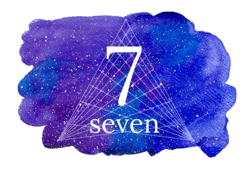 Seven - meaning of numbers image