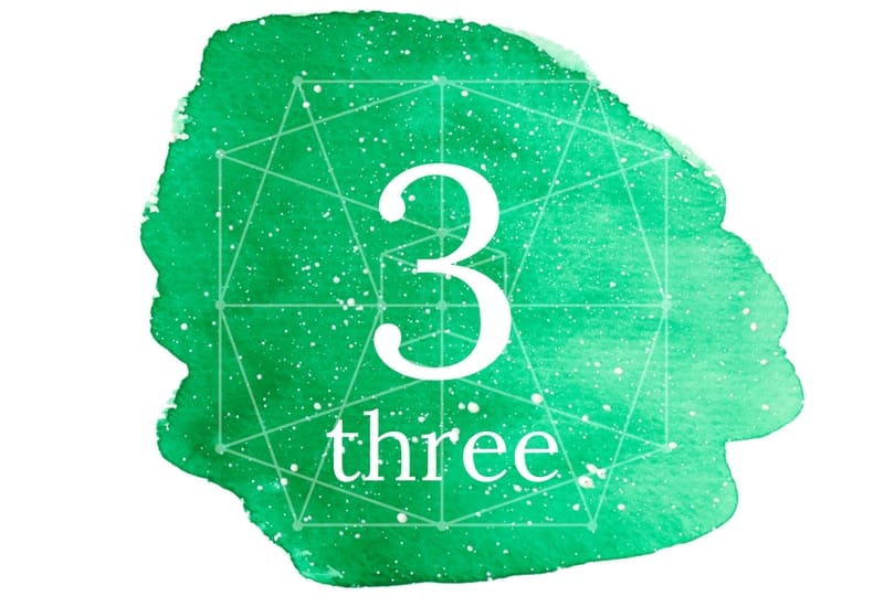 Three - meaning of numbers image