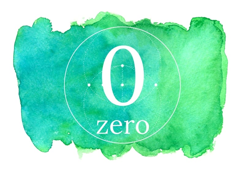 Zero - meaning of numbers image