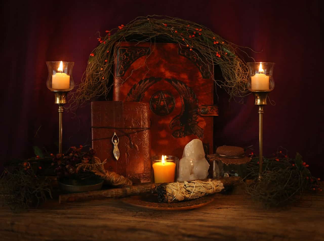 Meditation altar image