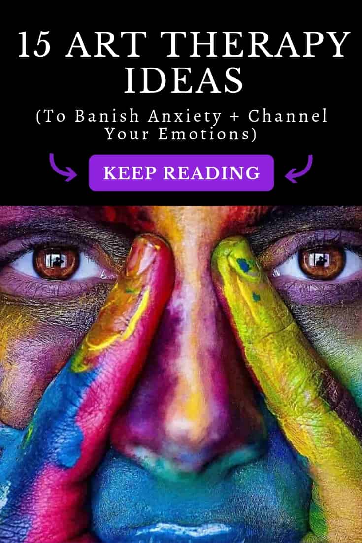 Art therapy is the safe, creative, and therapeutic process of expressing your inner thoughts + feelings through any form of art. In this Beginner\'s Guide article, learn some top art therapy activities and ideas for kids, adults, and all ages! Learn how to use art therapy to improve your mental health, boost your self-esteem, and more. #arttherapy #arttherapyactivities #arttherapyideas