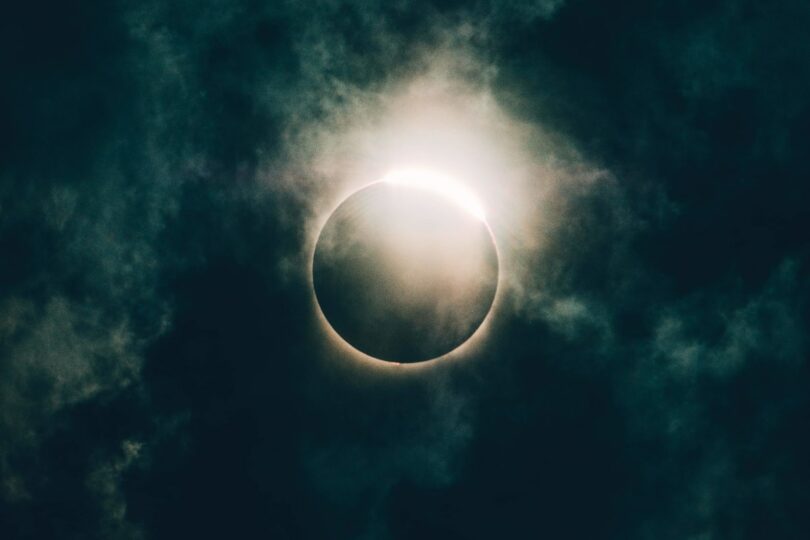 Image of an eclipse representing the spiritual emergency