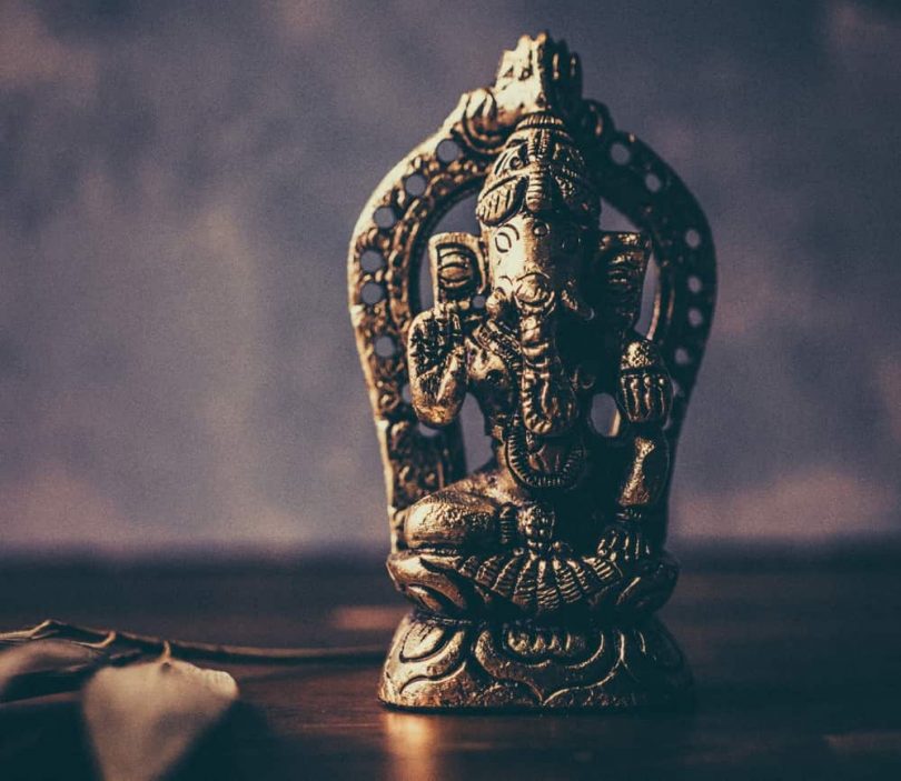 Image of a Ganesha Hindu statue 