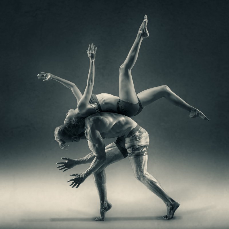 Image of a man and woman dancing symbolic of the anima and animus