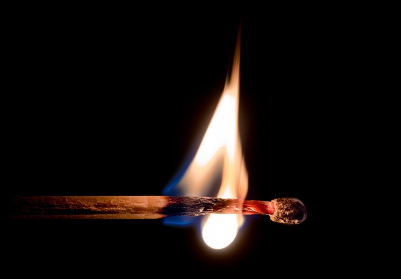 Image of a match stick burning