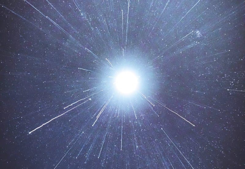 Image of a bursting star that represents the higher self