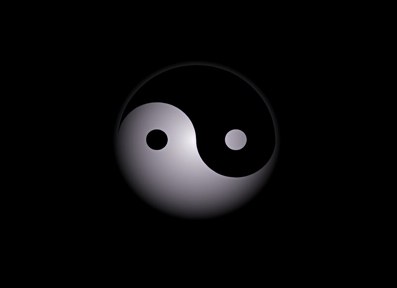 Yin yang symbol image