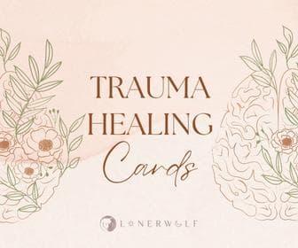 Trauma Healing Cards Advertisement image