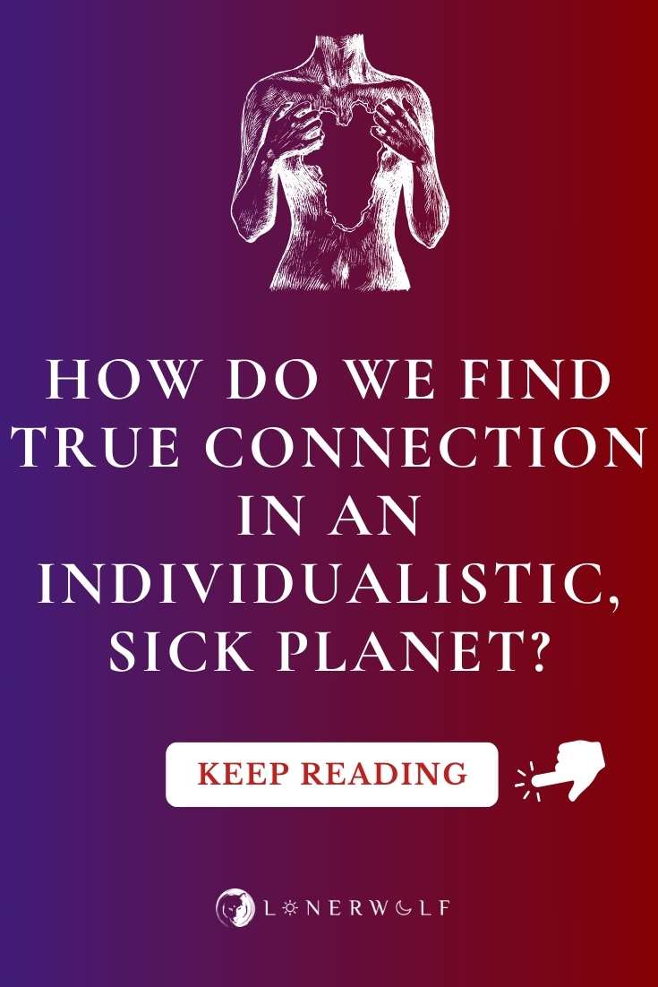 How Do We Find True Connection in an Individualistic, Sick Planet?