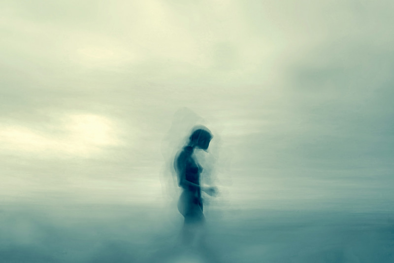 image of a ghostly person