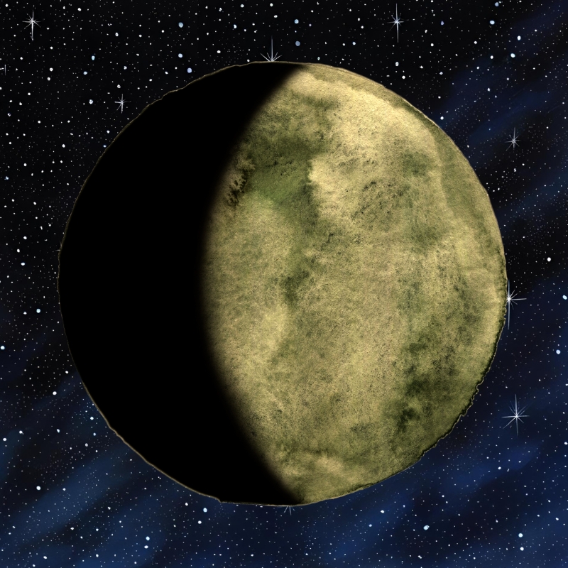 Waxing gibbous Phase for the Moon Calculator image