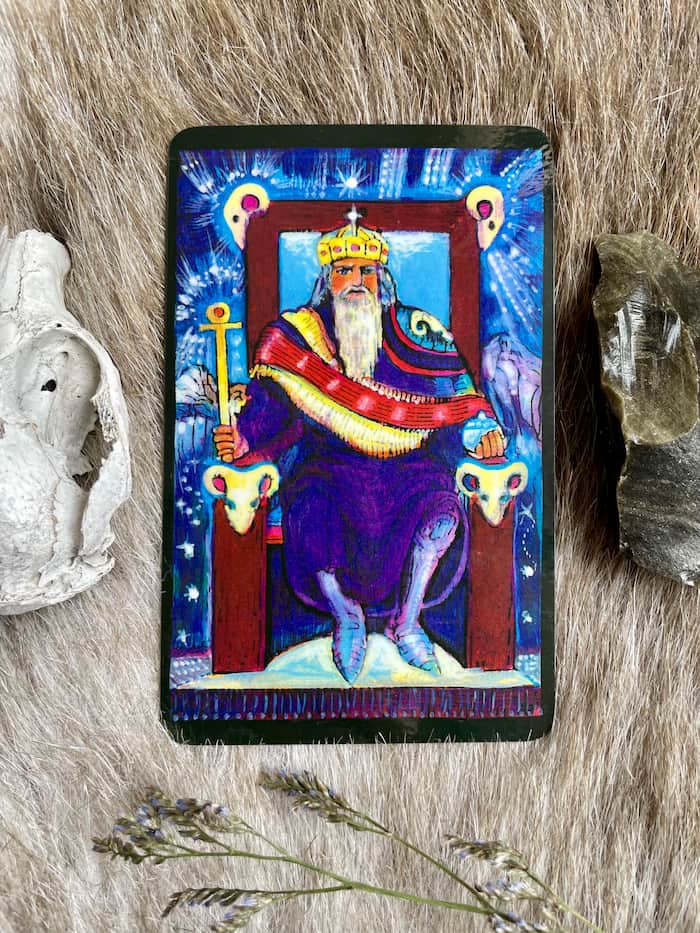 Image of The Emperor card from the tarot