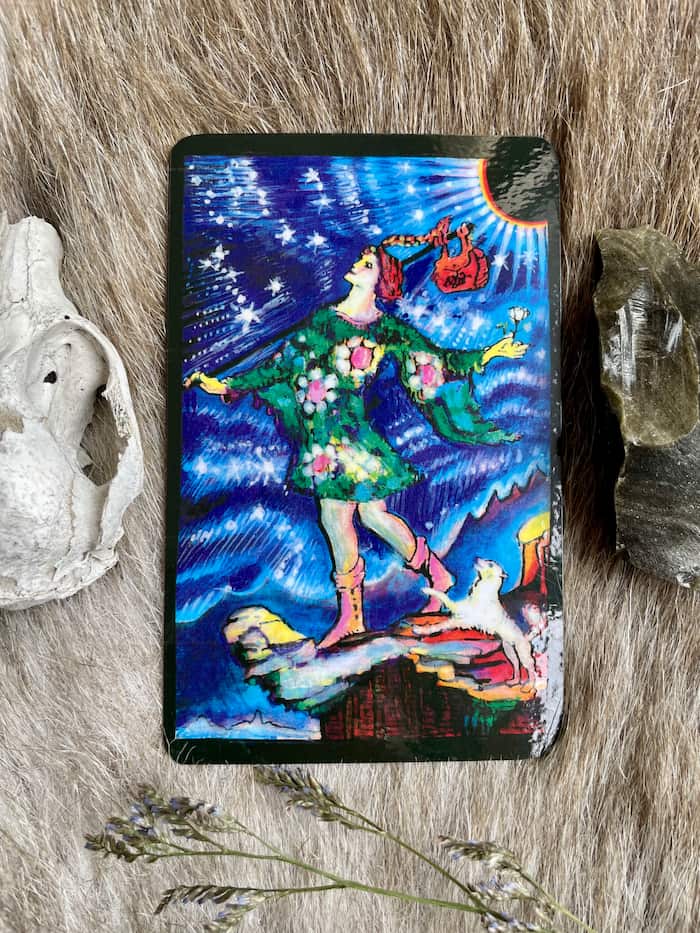 Image of The Fool card from the tarot