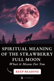 Strawberry full moon spiritual meaning symbolism image