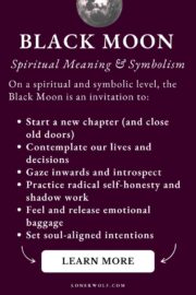 black moon spiritual meaning and symbolism image