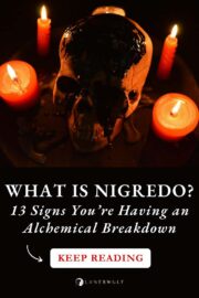 Nigredo spiritual alchemy soul work dark night of the soul image