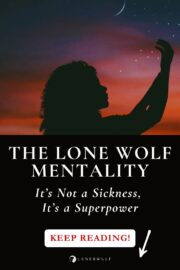 lone wolf mentality mindset introvert empath image