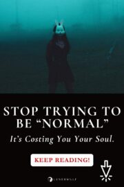 Stop trying to be normal lone wolf personality image