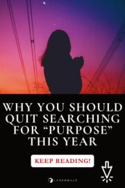 Finding purpose and the meaning of your life in the new year image