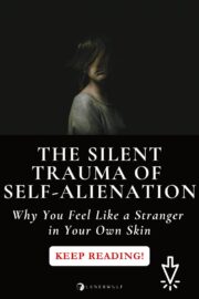 Self-alienation self-estrangement trauma image