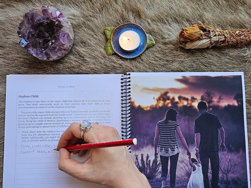 Inside the inner child journal image