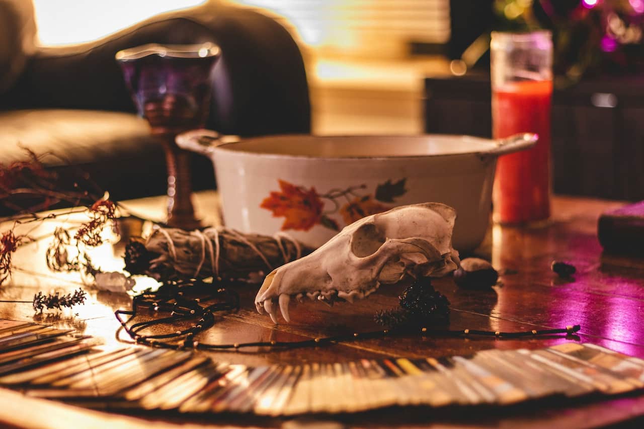 image of a magical altar used for rituals